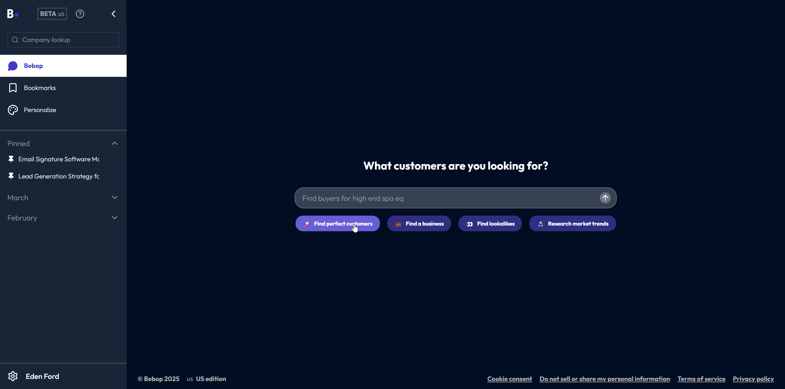 Gif - Find perfect customers for PearlDiver